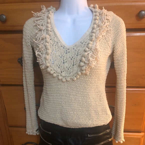 Pre-owned Medium Anthropology Knit Sweater - Picture 1 of 2